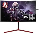 AOC AGON AG273QCG - 27 Zoll QHD Curved Gaming Monitor, 165 Hz, 1ms, HDR400, G-Sync (2560x1440, HDMI,...