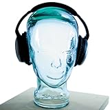 AMP3 Luxus-Kopfhörerständer aus Glas, Farbe: transparent