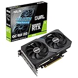 ASUS GeForce Dual RTX 3050 8GB OC Edition Gaming Grafikkarte (NVIDIA Ampere, GDDR6 Speicher, PCIe 4.0, 1x...