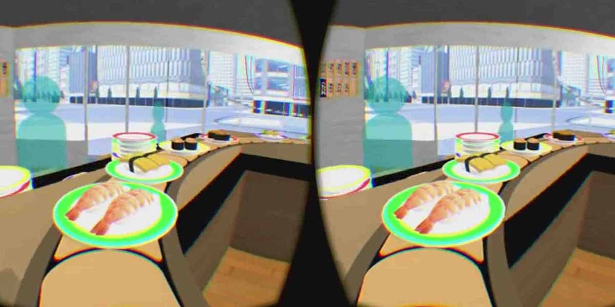 VR-Sushi: Perspektivwechsel