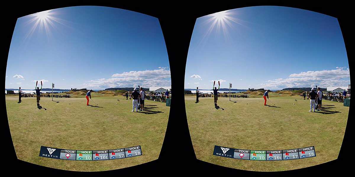 NextVR streamt Golfturnier live in Virtual Reality