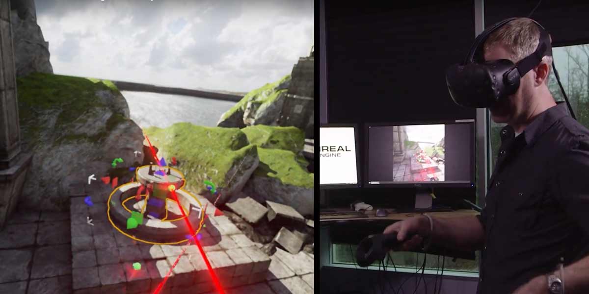 Epic Games zeigt Virtual-Reality-Editor für die Unreal Engine