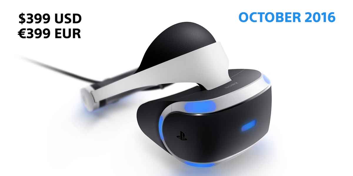 Playstation VR erscheint im Oktober und kostet 399 Euro