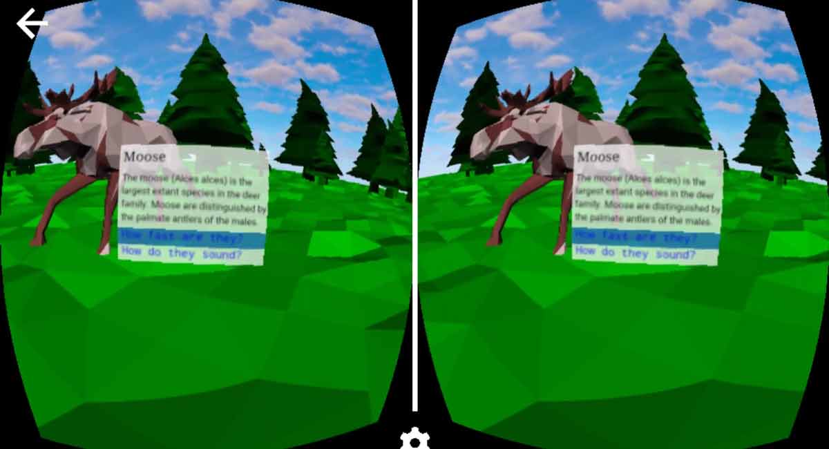 Die Wikipedia könnte mit Virtual Reality zukünftig auch Erfahrungen anbieten. Zum Beispiel wie es sich anfühlt, neben einem Elch zu stehen.