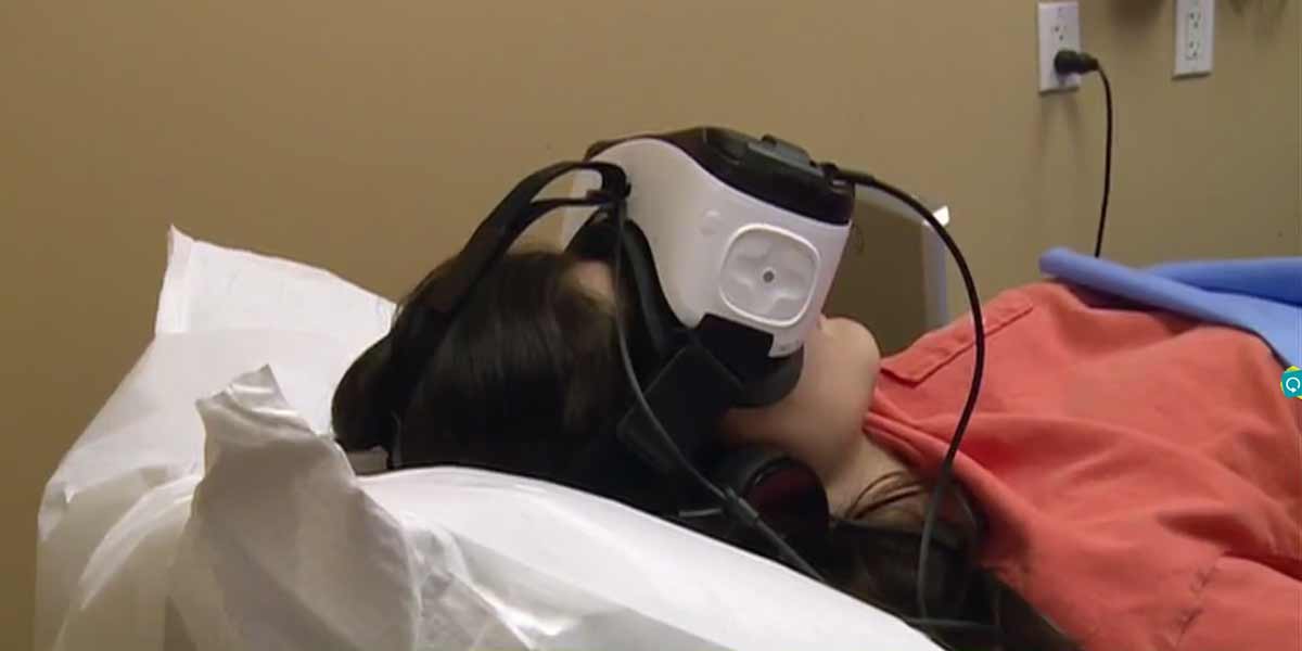 Ärzte in Texas lenken Patienten mit der VR-Brille ab
