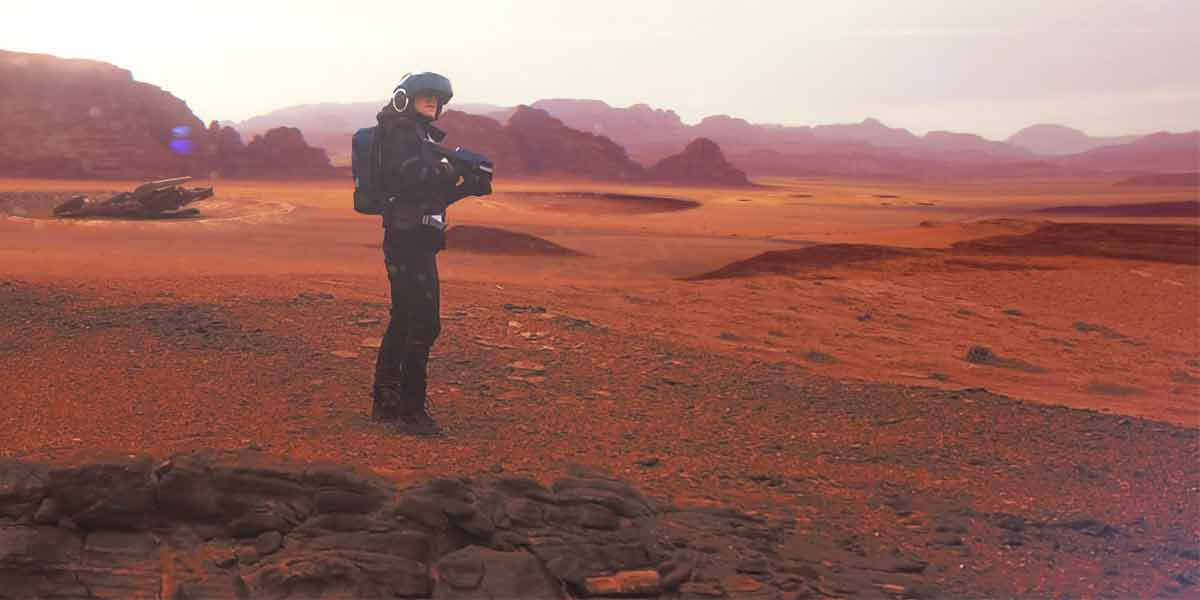 Astronauten sollen in VR das Laufen auf dem Mars trainieren