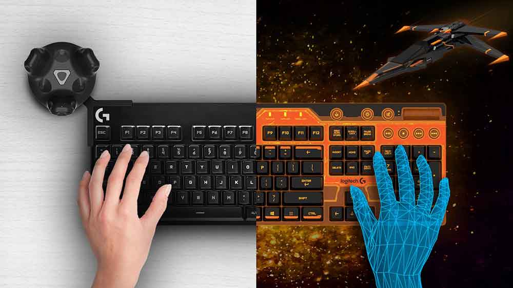 Logitech will Tastaturen in die Virtual Reality bringen