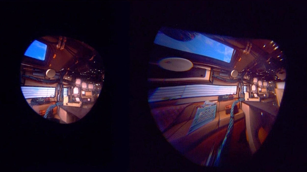 Links Oculus Rift, rechts der Half-Dome-Prototyp. Bild: Oculus