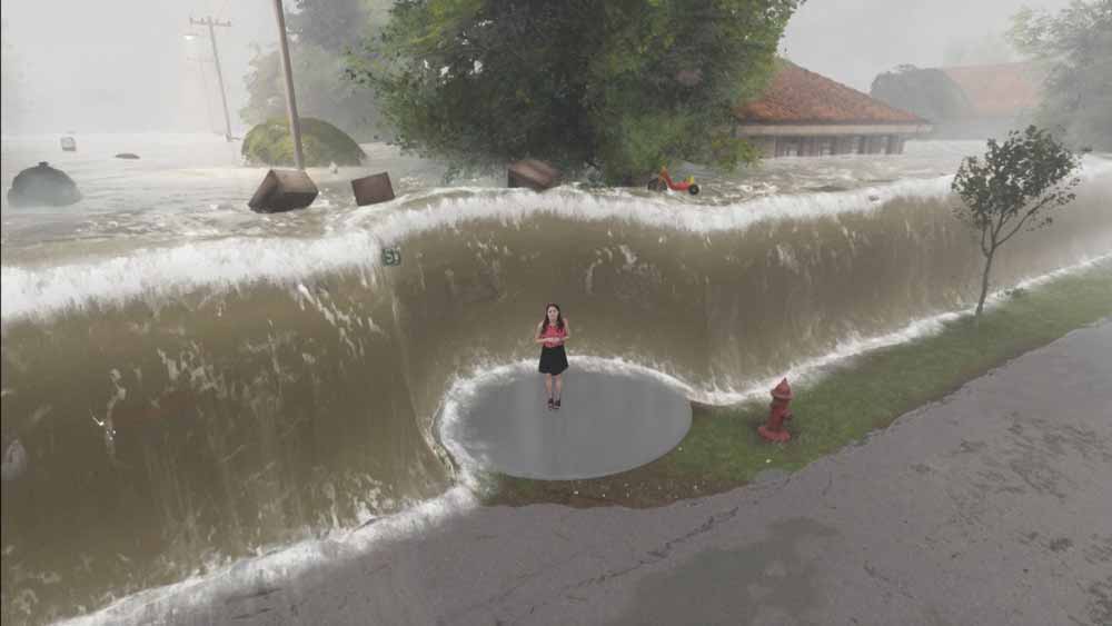 „Florence“: US-Wetterkanal verblüfft mit genialer Mixed-Reality-Animation