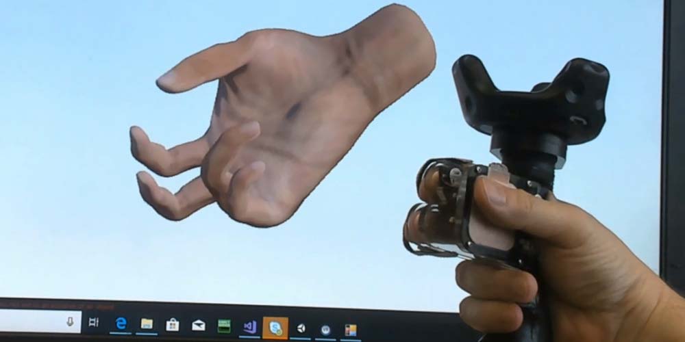 Quetschen und kneten: Microsoft stellt Haptik-VR-Controller vor