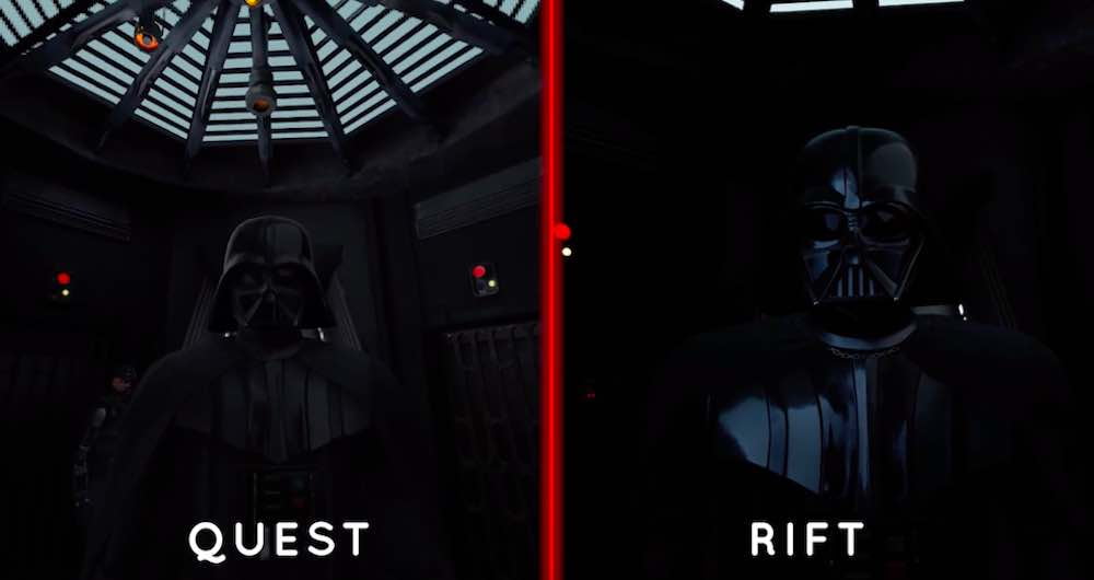 Oculus Quest vs. Oculus Rift: Vader Immortal im direkten Grafikvergleich