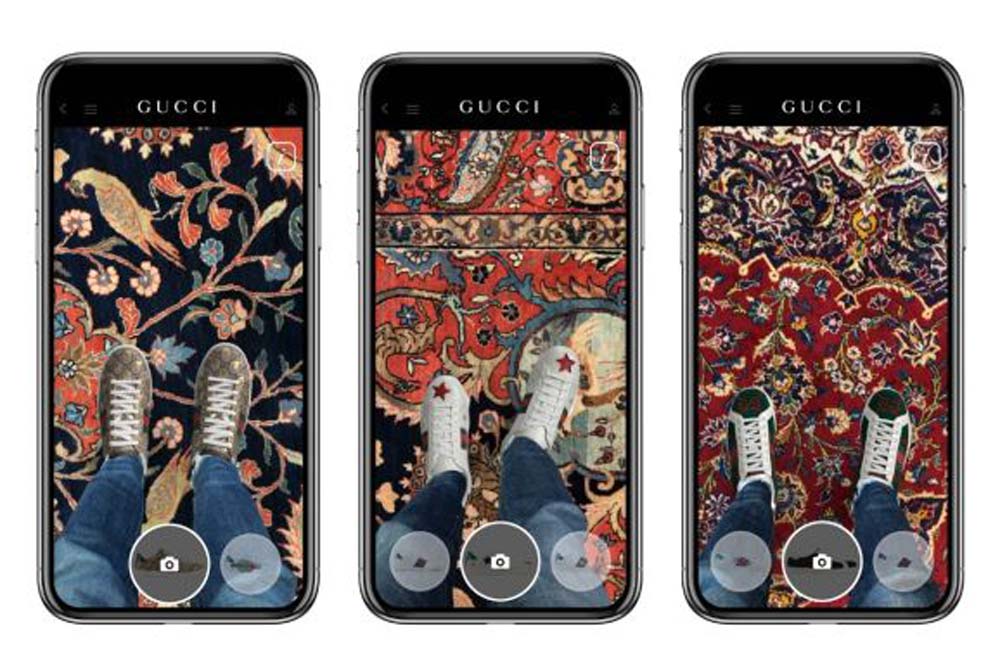 Mit Guccis neuer iOS-App könnt ihr Schuhe in AR anprobieren