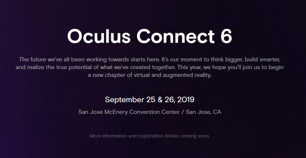 Oculus Connect 6: Anmeldungen ab sofort möglich
