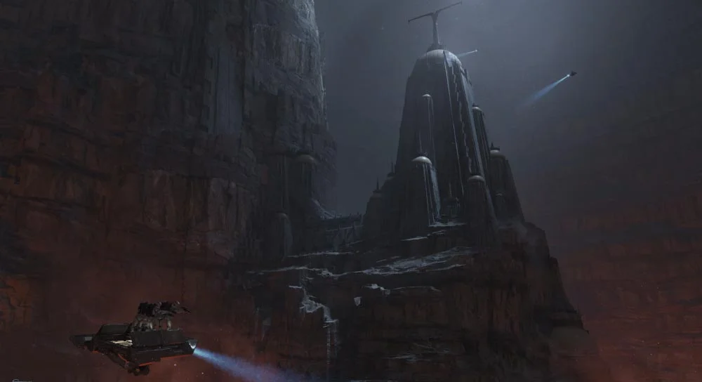 Im Corvax Fortress will Vader was abholen und ihr sollt helfen. Bild: Disney
