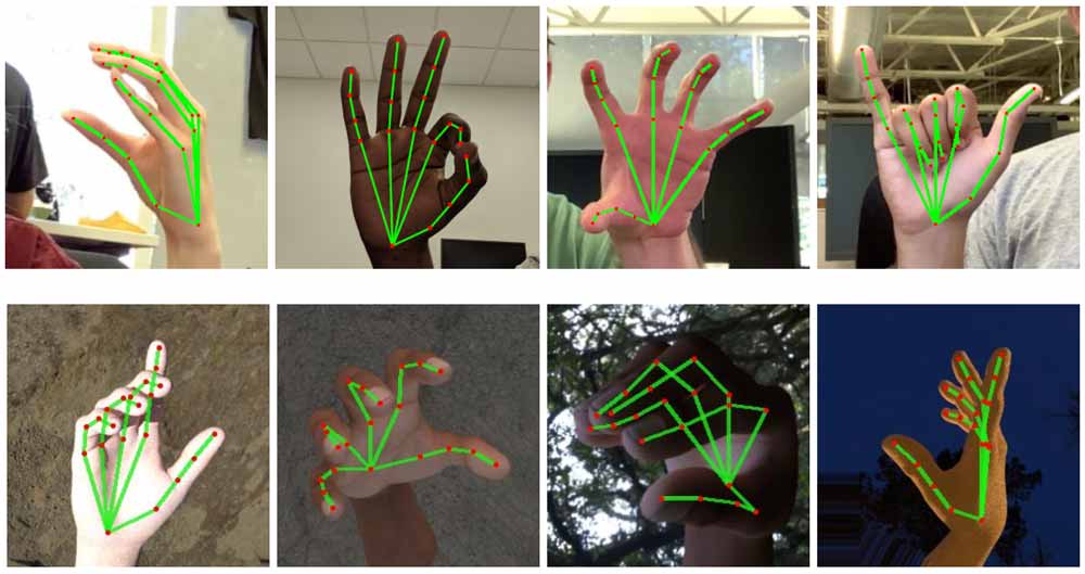 Google stellt Hand- und Fingertracking vor – mit nur einer Kamera