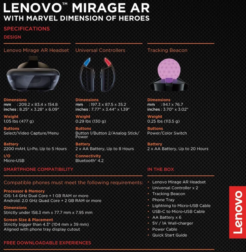 Lenovo_Mirage_AR_Specs