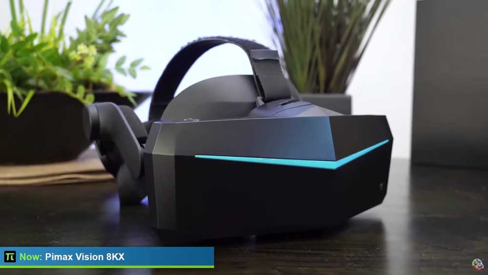 Die Pimax Vision 8kx verspricht eine native Auflösung von 4k pro Auge und wäre damit die bisher schärfste VR-Brille.