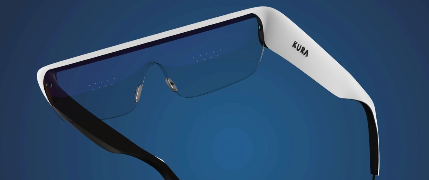 Kura AR-Brille: Schlank, leicht und mit weitem Sichtfeld