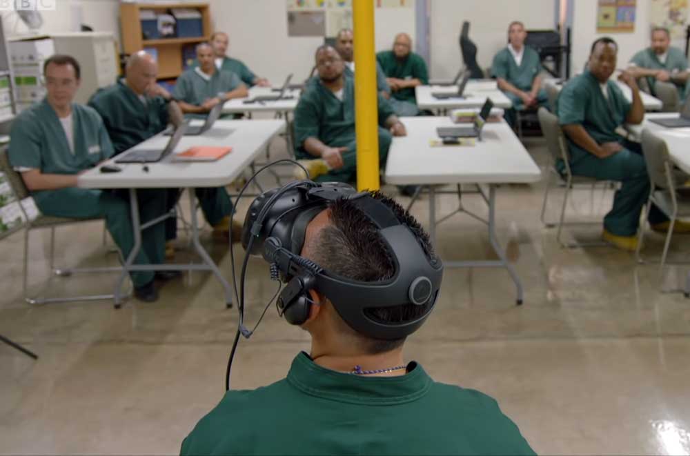 VR-Training soll Langzeithäftlinge auf ihre Freilassung vorbereiten