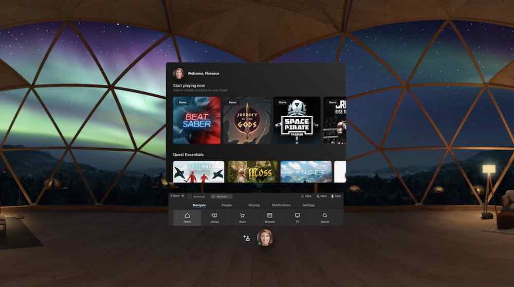 Update 11.0 bringt neue Startumgebungen. Das Oculus Link-Update lässt noch auf sich warten.