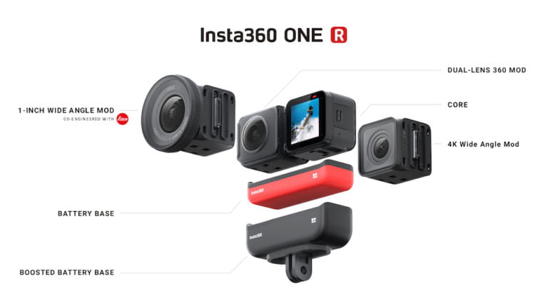 Insta360 One R: Actioncam mit Wechselobjektiven und KI-Autoframing