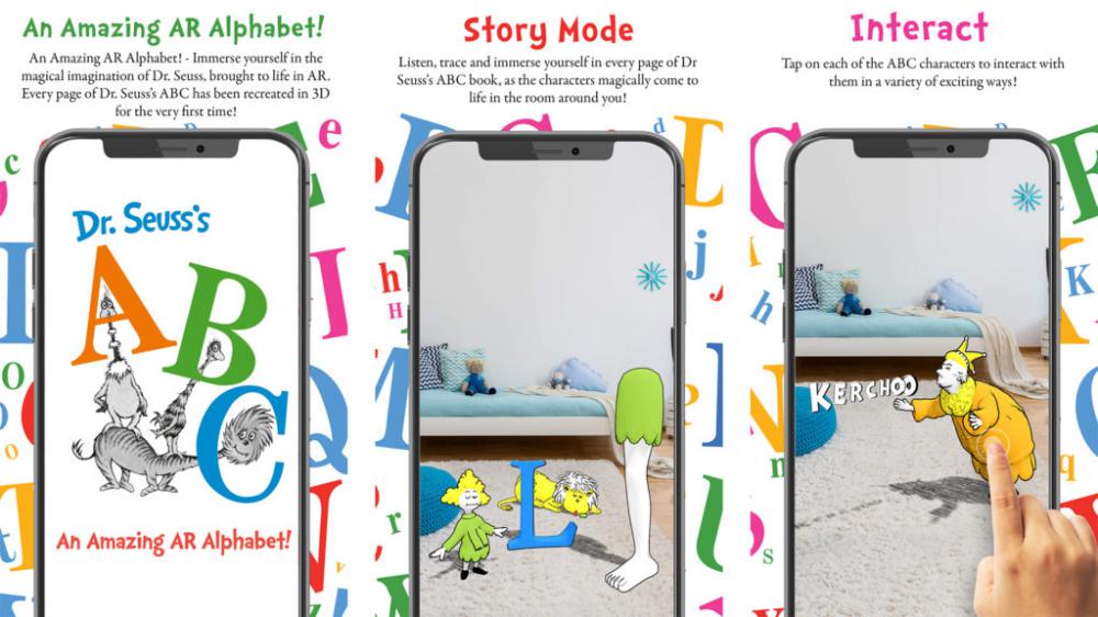 AR-App für Kinder: Dr. Seuss ABC kommt für iOS & Android