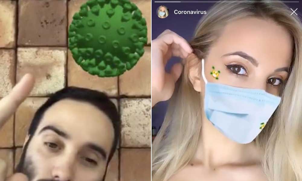Instagram: Mit Coronavirus spaßt man nicht
