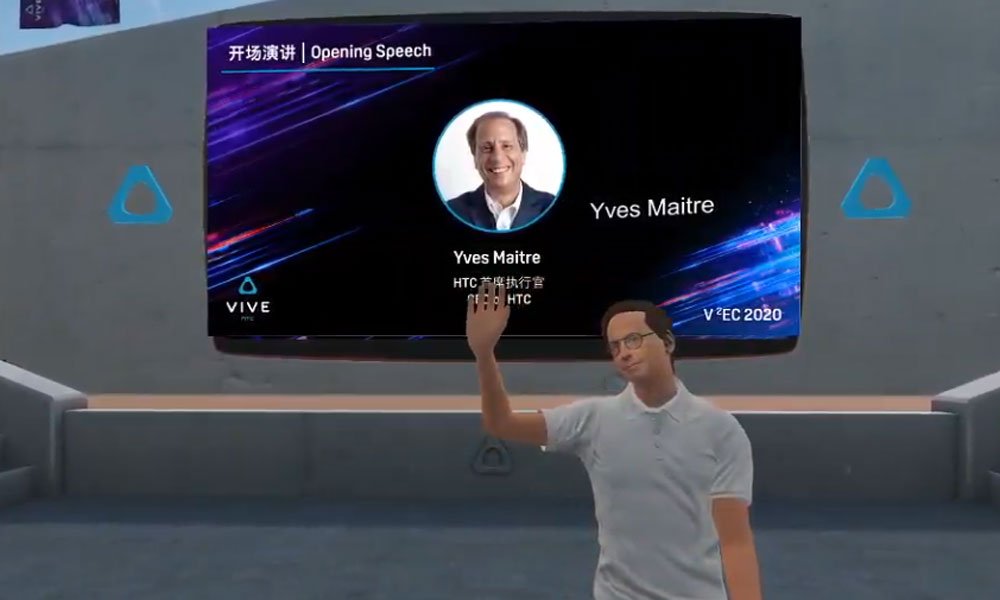 HTCs Chef präsentiert als Avatar in Virtual Reality
