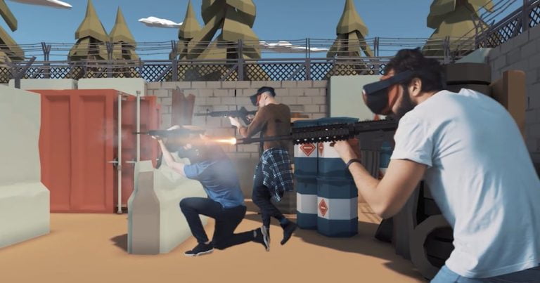 Cyberaction Arena: VR-Battles für zehn Oculus Quest-Spieler gleichzeitig