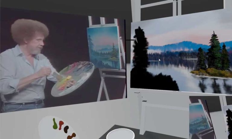 Mit Bob Ross malen lernen – in Virtual Reality