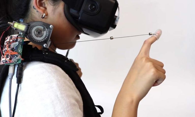 Fingerfäden: Neues Haptik-VR-System „Wireality“ vorgestellt