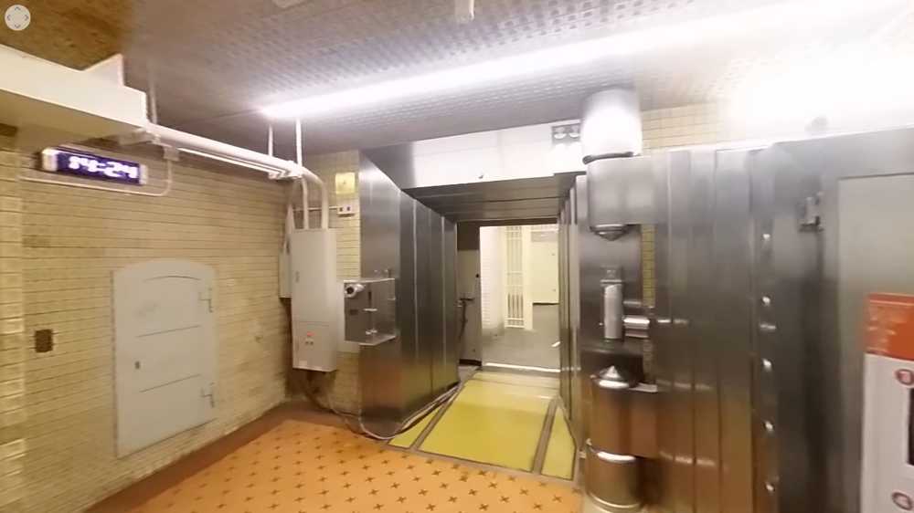 Ein riesiger Safe im Keller der japanischen Zentralbank in Tokio.
