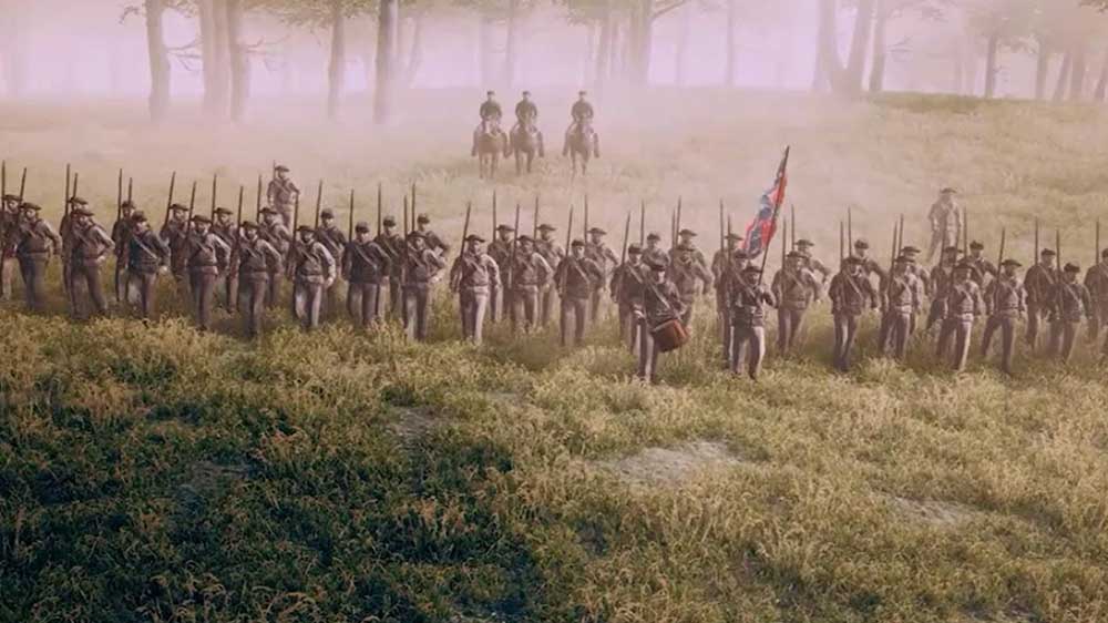 "Gettysburg: A Nation Divided" nutzt immersive 360-Szenen und AR, um Nutzern die geschichtsträchtige Schlacht von Gettysburg nahezubringen.