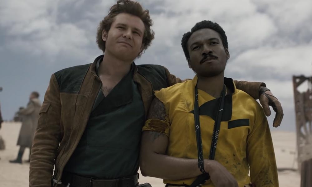 Die jungen Han Solo und Lando Calrissian.