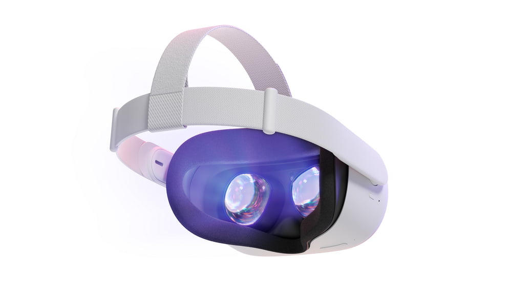 Oculus Quest 2 non innen, Blick auf die Linsen