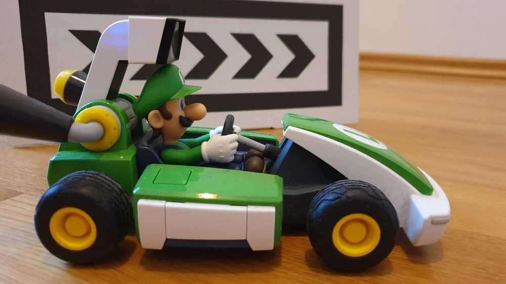 Luigis Wagen aus Mario Kart Live: Home Circuit