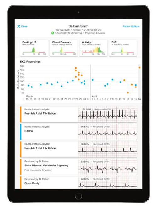 Per mobiler App und Blutdruckmessgerät soll die Alivecore-KI das Risiko von Herzkrankheiten erkennen. | Bild: Alivecore