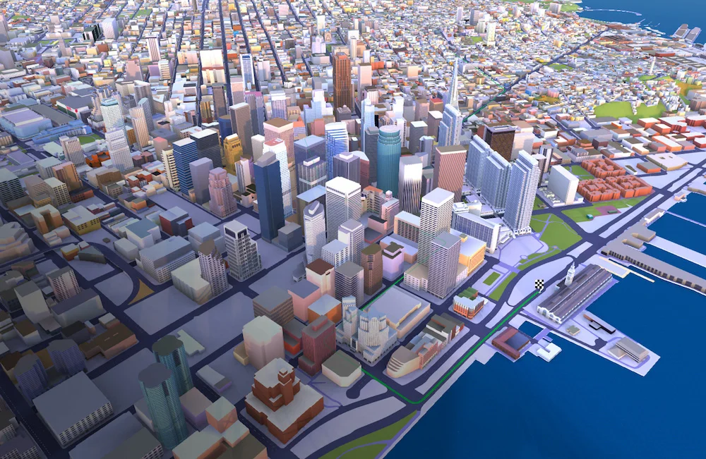 Ein US-Unternehmen erstellte 3D-Scans von 75 Großstädten