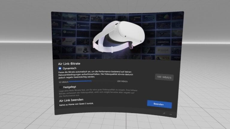 Air Link für Oculus Quest 2 im Test: So gut funktioniert das PC-VR-Streaming