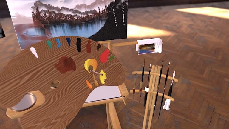Vermillion VR: Realistische Ölmalerei-Simulation