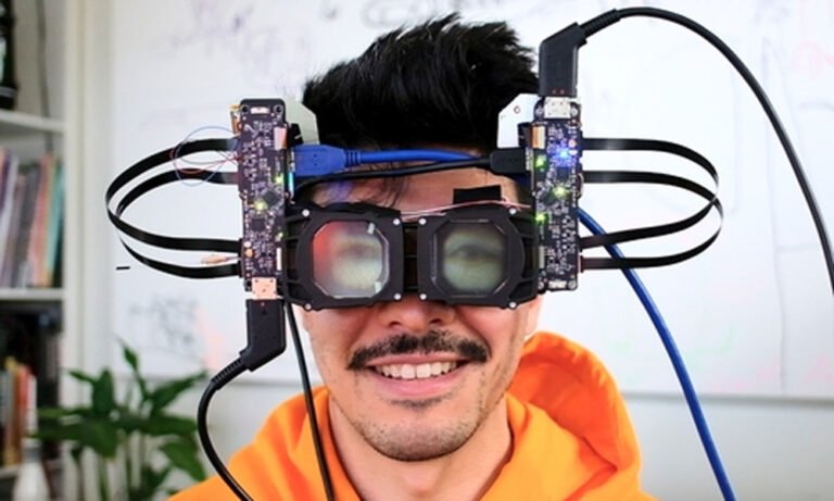Facebook-Forscher zeigen kuriose VR-Brille mit Display-Augen