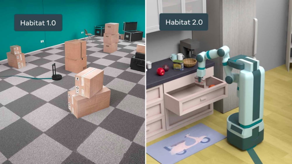 Habitat 2.0: Facebook launcht interaktive 3D KI-Lernumgebung