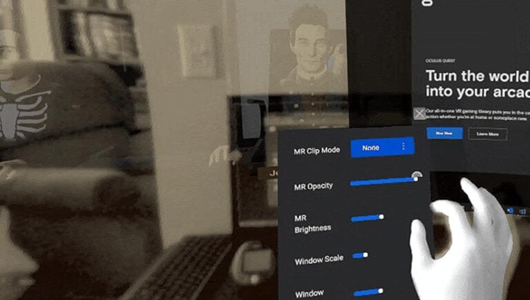 Oculus Quest 2: Facebook zeigt neuen Augmented-Reality-Modus