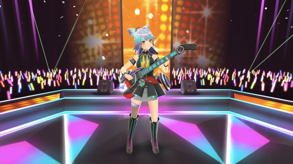 Beat Arena Mädchen-Avatar spielt Gitarre