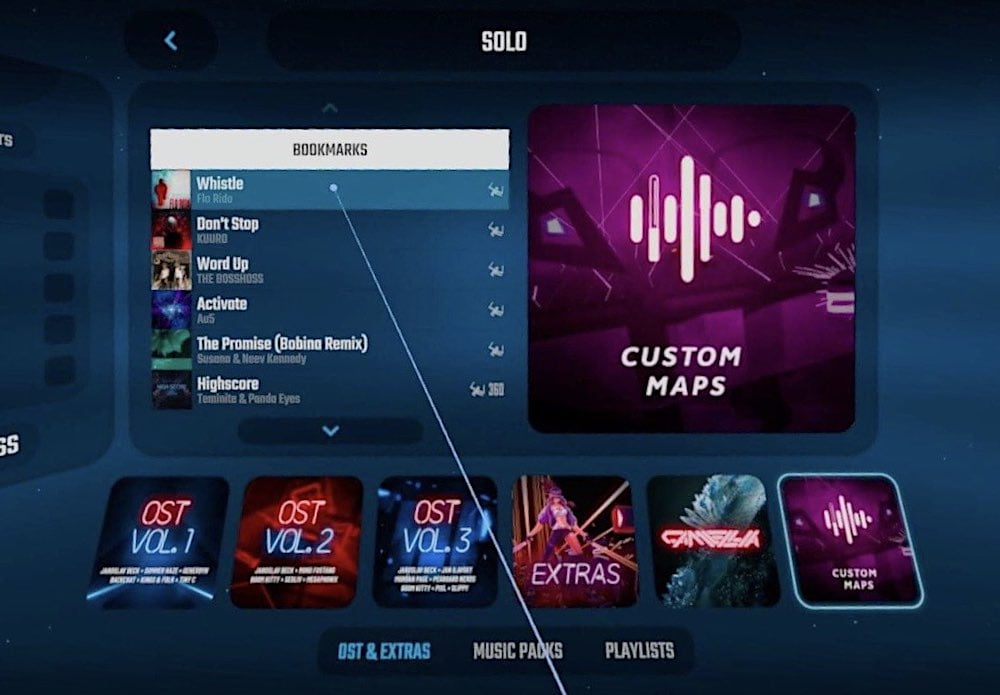 beat saber custom songs update