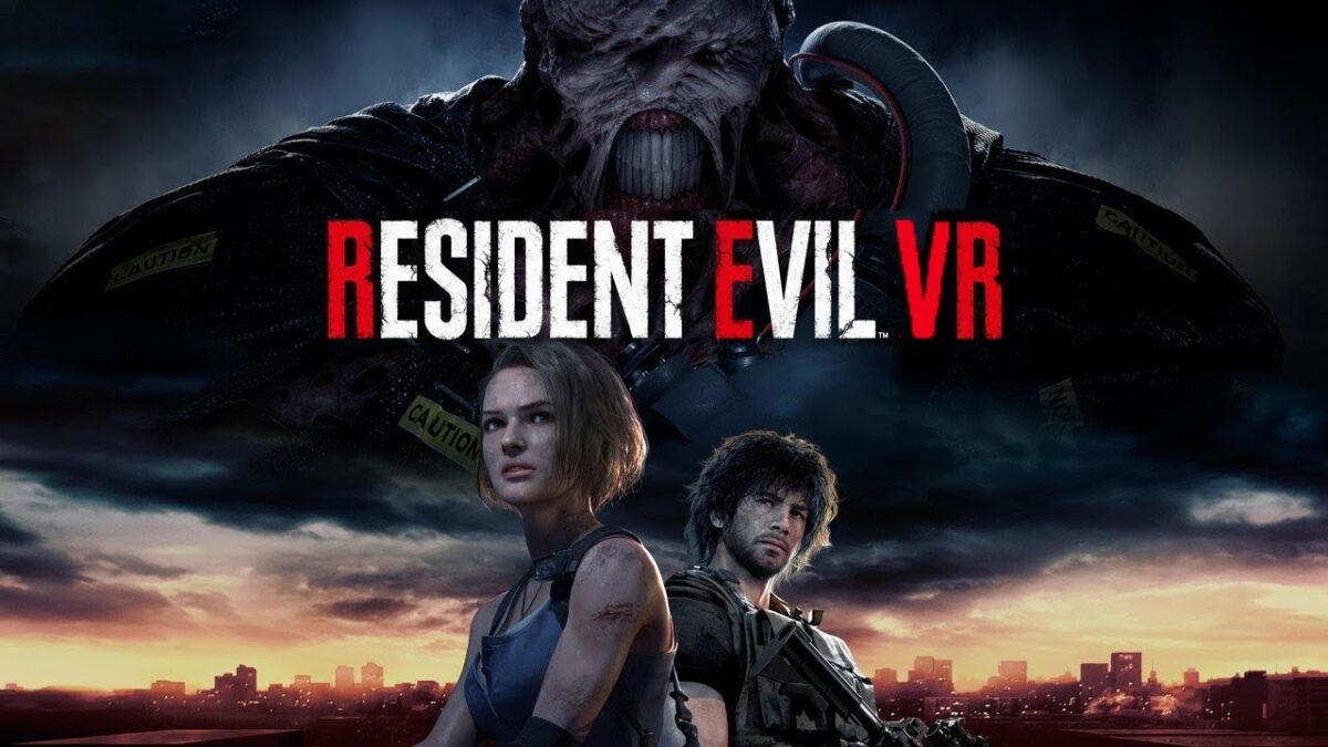 Das Titelbild von Resident Evil 3 mit einem Zusatz "VR" darauf