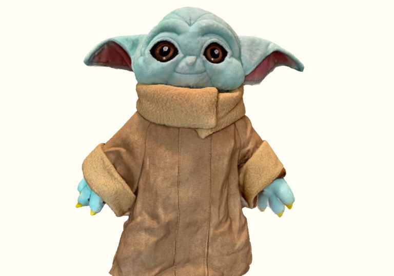 3D-Scan eines Yoda Plüschtiers