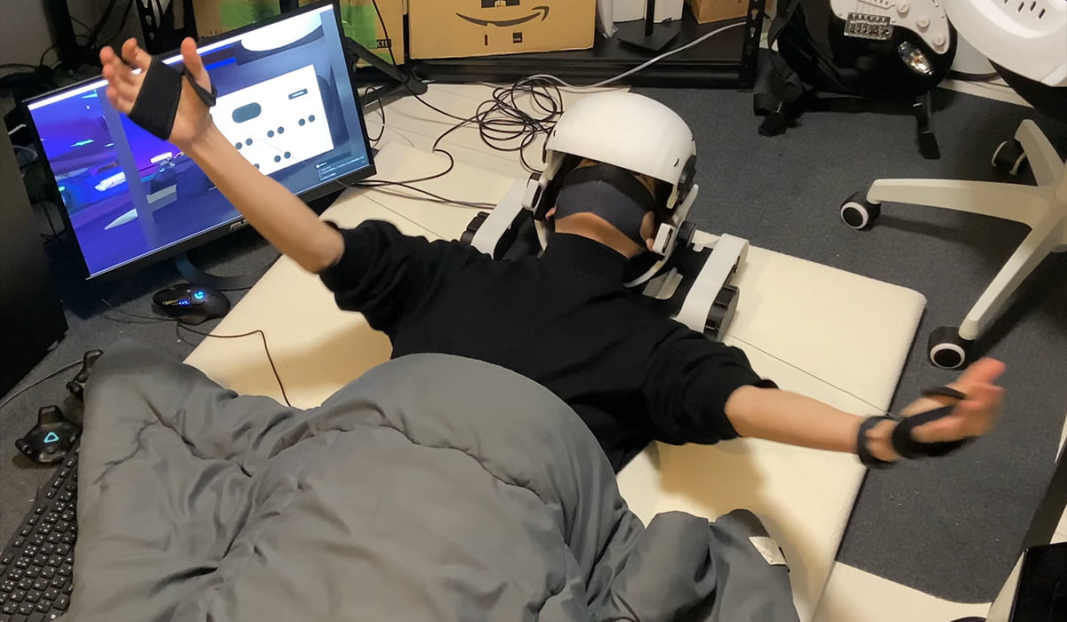 Kuriose Bett-VR-Brille "HalfDive" - Kickstarter läuft an
