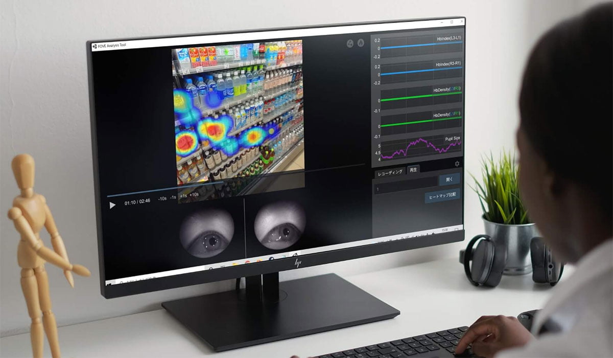 Fove Gaze Analyzer: Neue Software für Eye-Tracking in VR