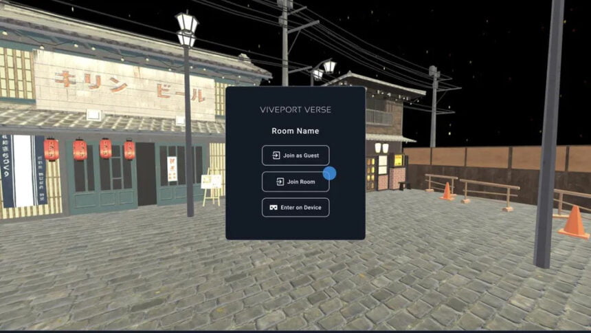 Viveport Verse ist HTCs Metaverse-Versuch für Virtual Reality-Networking. Es basiert auf Mozilla Hubs. | Bild: HTC